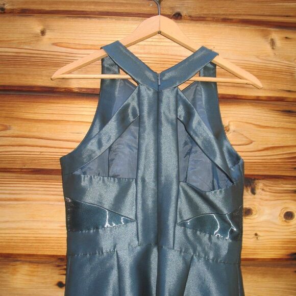 Theia Blue Dress - Picture 8 of 11